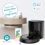 Nedis SmartLife Robot Pölynimuri | Laser-navigointi | Wi-Fi | Keräyssäiliön tilavuus: 0.6 l | Automaattinen lataus | Maksimi käyttöaika: 3 tuntia | Musta | Android™ / IOS