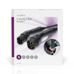 Nedis Sähköajoneuvon kaapeli | Cable Type 2 | 32 A | 22000 W | 3-vaiheet | 5.00 m | Musta | Pakkaus Nedis Sähköajoneuvon kaapeli | Cable Type 2 | 32 A | 22000 W | 3-vaiheet | 5.00 m | Musta | Pakkaus