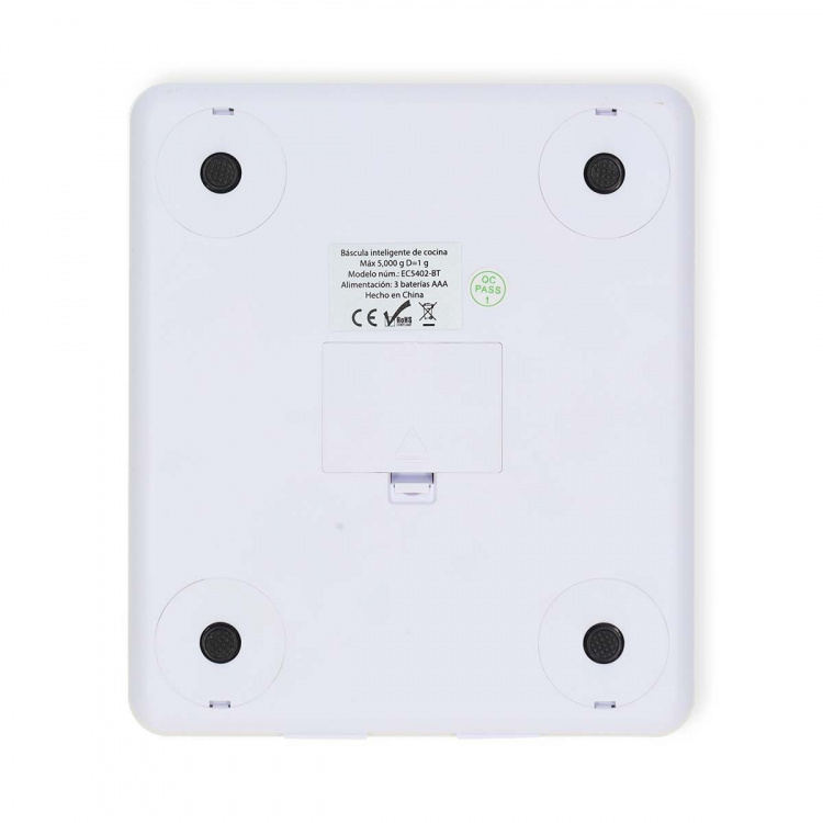 Nedis SmartLife-keittiövaaka | Bluetooth® | Lasi / Muovi | Valkoinen Nedis SmartLife-keittiövaaka | Bluetooth® | Lasi / Muovi | Valkoinen