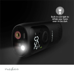 Nedis Ladattava ilmakompressori | 0.1 - 10.3 Bar | Dunlop Venttiili | Toimintatilat: Auto / Moottoripyörä / Polkupyörä / Pallo | Kyllä | Ilmanpainemittari