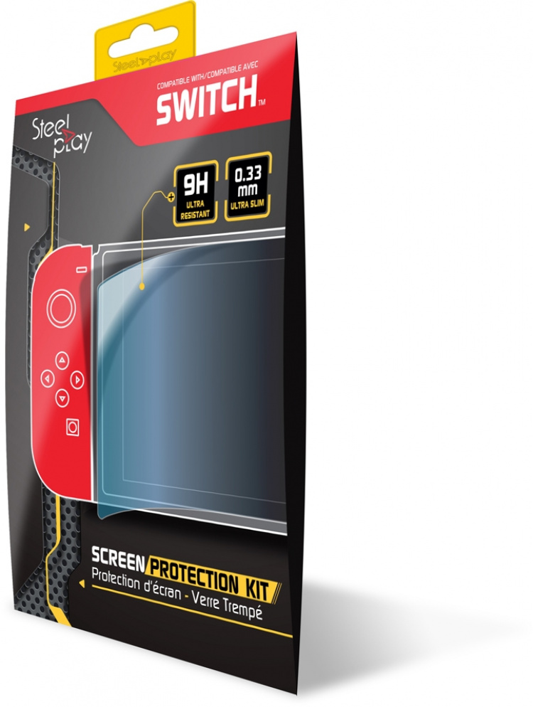 Steelplay Screen Protection Kit 9H -suojalasi, Switch