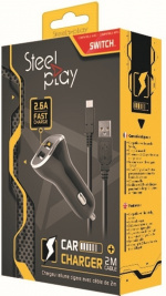 Steelplay Car Charger -autolaturi, Switch