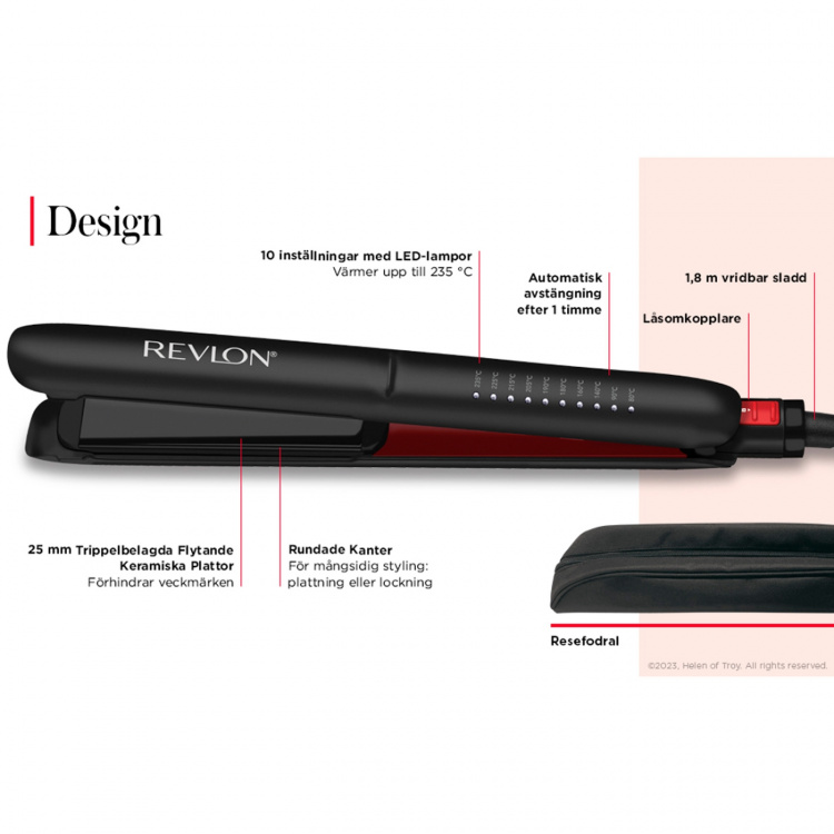Revlon Plattång Heat Copper 25mm RVST2211 Revlon Plattång Heat Copper 25mm RVST2211