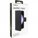 Celly Wally Wallet Case Galaxy S23 FE Svart Celly Wally Wallet Case Galaxy S23 FE Svart