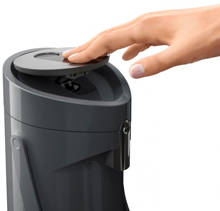 Tefal Ponza -pumpputermos, tummanharmaa Tefal Ponza -pumpputermos, tummanharmaa