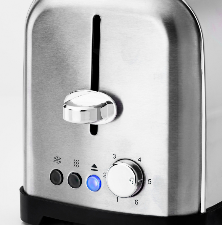 OBH Nordica Metropolitan brödrost, för 4 skivor, stål OBH Nordica Metropolitan brödrost, för 4 skivor, stål