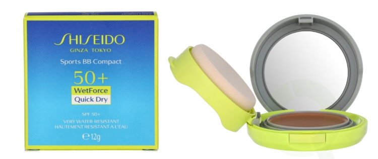 Shiseido Sports BB Compact Wet Force Quick Dry SPF50+ 12 g Medium Dark