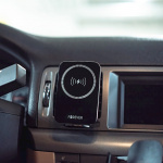 Forever MACH-100 - Autoteline langattomalla latauksella älypuhelimille, 15W, musta Forever MACH-100 - Autoteline langattomalla latauksella älypuhelimille, 15W, musta