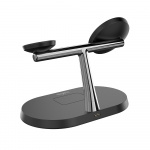 Maxlife MXWC-03 - 3-in-1 langaton latausasema, 15W, musta