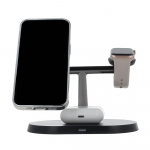 Maxlife MXWC-03 - 3-in-1 langaton latausasema, 15W, musta