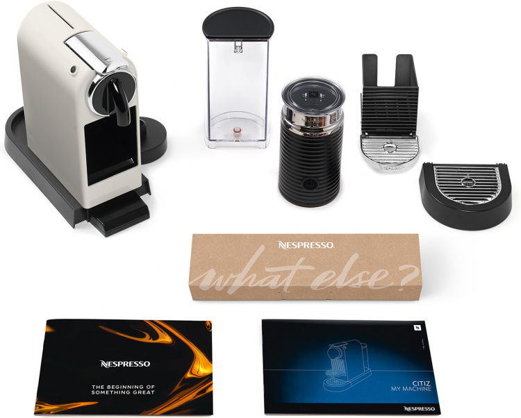 DeLonghi Nespresso Citiz & Milk -kapselikeitin, valkoinen