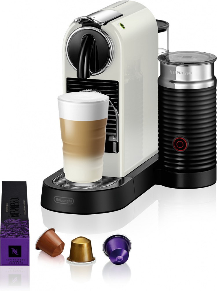 DeLonghi Nespresso Citiz & Milk -kapselikeitin, valkoinen