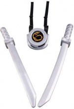 Disguise LEGO Ninjago Miekkasetti selkäkiinnityksellä, hopea