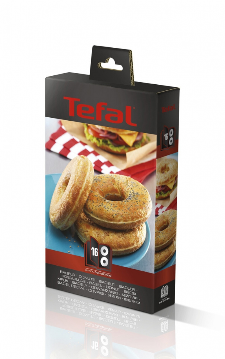 Tefal Snack Collection -paistolevyt: 16 Bagelit Tefal Snack Collection -paistolevyt: 16 Bagelit