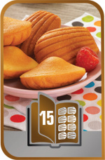 Tefal Snack Collection -paistolevyt: 15 Madeleinet