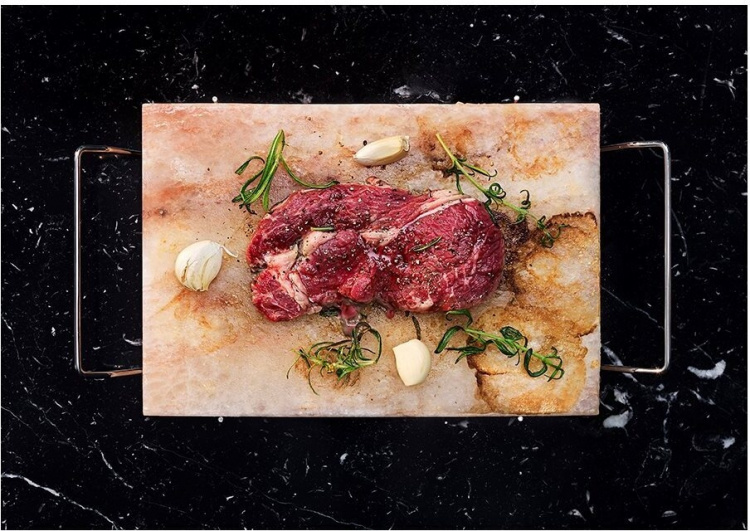 SATAKE himalajan suolakivi ja astia, 30 x 20 cm