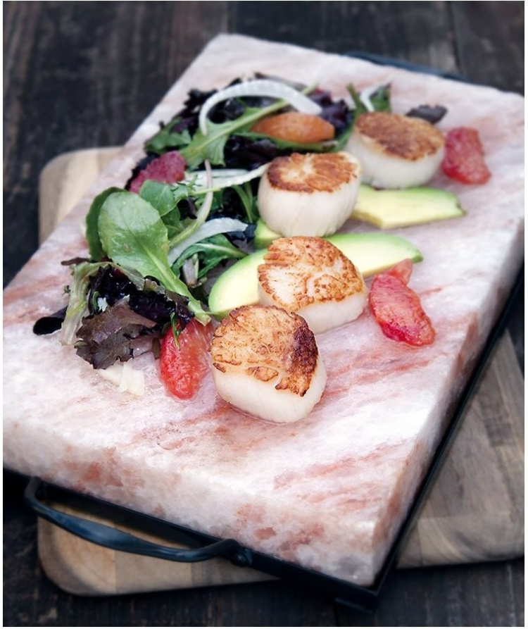 SATAKE himalajan suolakivi ja astia, 30 x 20 cm