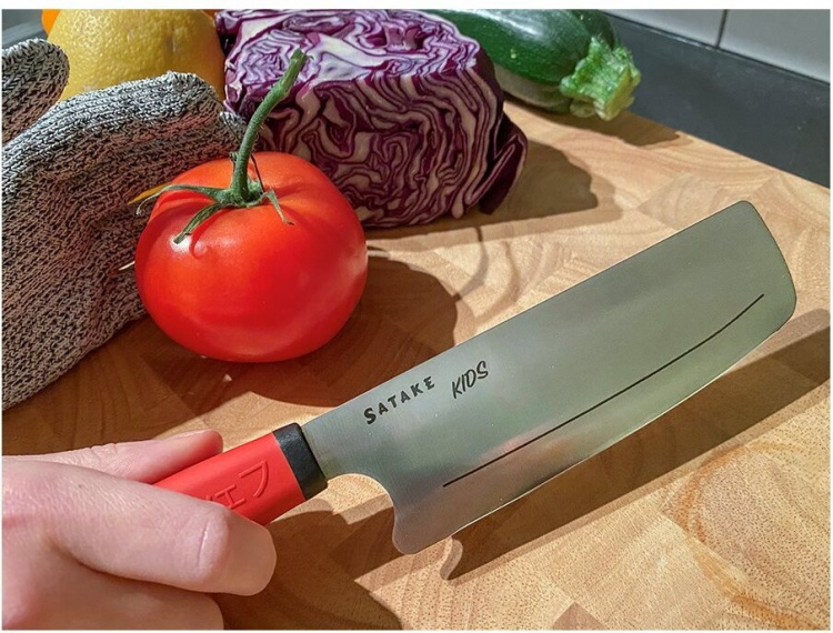 SATAKE Kids veitsi ja leikkauskäsine