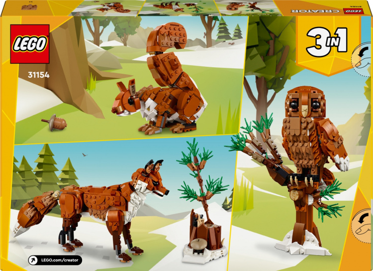 LEGO Creator 31154 - Metsän eläimet: Kettu