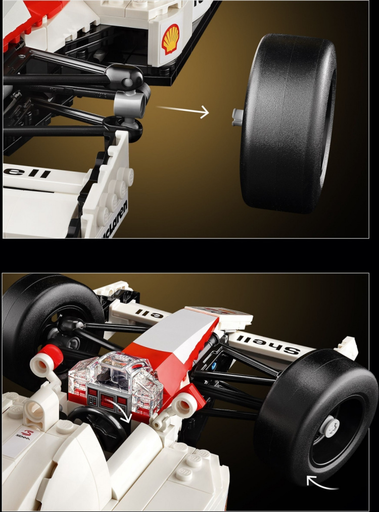 LEGO Icons 10330 - McLaren MP4/4 & Ayrton Senna LEGO Icons 10330 - McLaren MP4/4 & Ayrton Senna