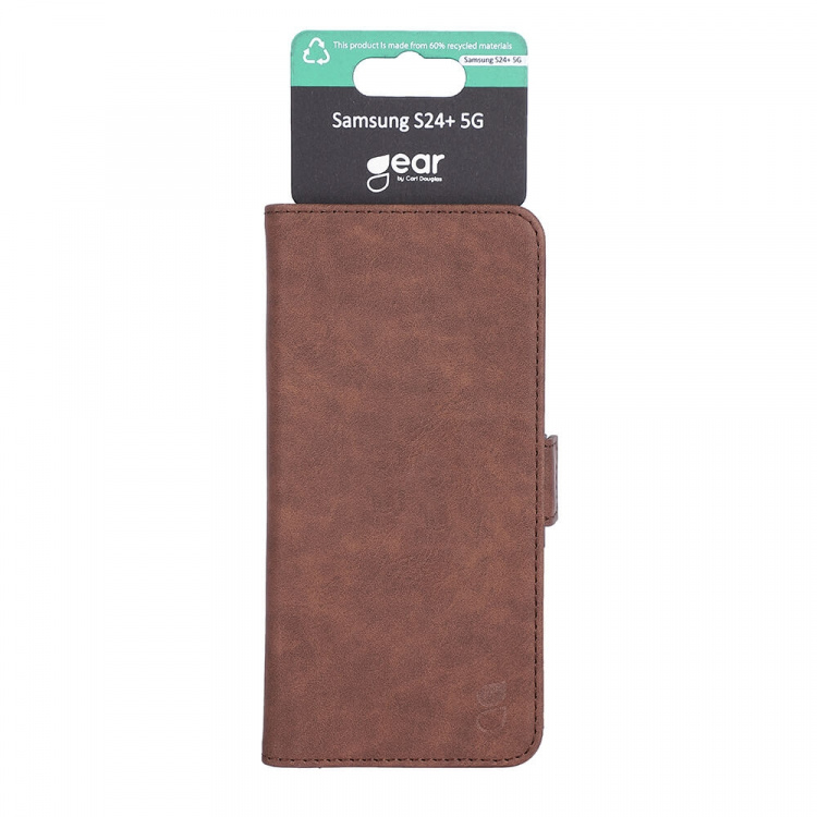 GEAR Classic 3 card Recycled Samsung S24+ 5G Brown