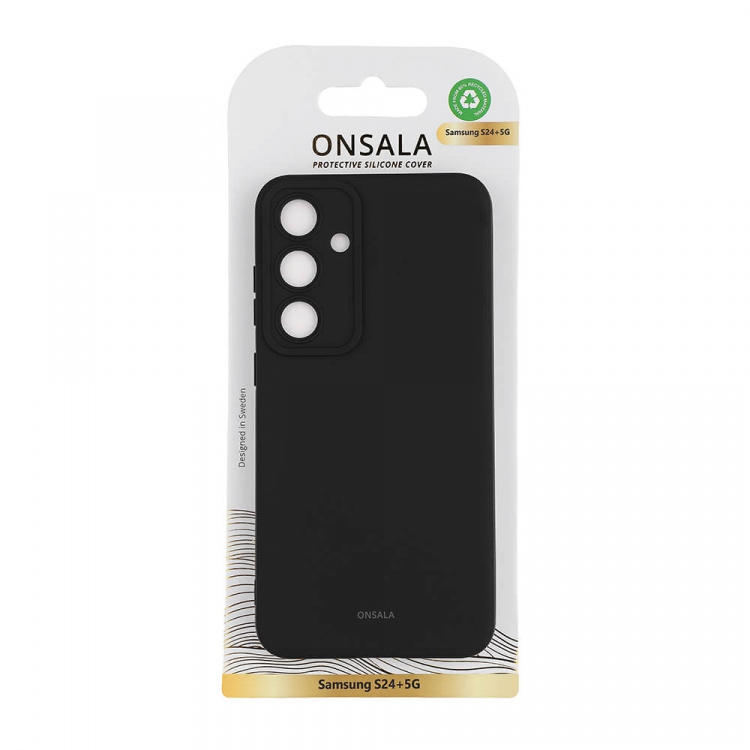 Onsala Backcover Sil Touch Samsung S24+ 5G Black