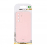 Onsala Backcover Sil Touch Samsung S24+ 5G Chalk Pink