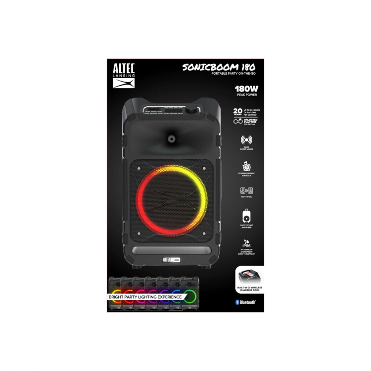 Altec Lansing Kaiutin IMT9100 SonicBoom180 Partyspeaker Musta Altec Lansing Kaiutin IMT9100 SonicBoom180 Partyspeaker Musta