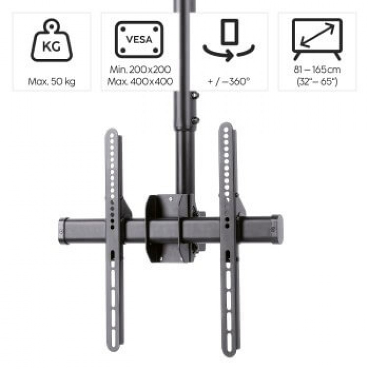 Hama TV Ceiling Mount VESA up to 400x400 65