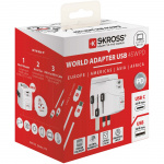 SKROSS PRO Light USB AC45PD World 1xUSB-C PD + 1 x USB-A 45W