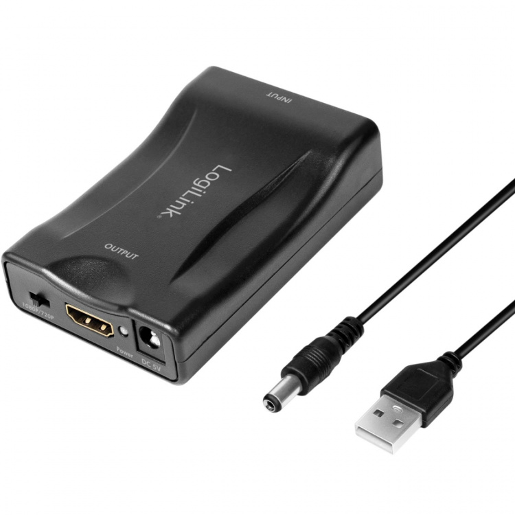 LogiLink Scart -> HDMI-muunnin 1080p LogiLink Scart -> HDMI-muunnin 1080p