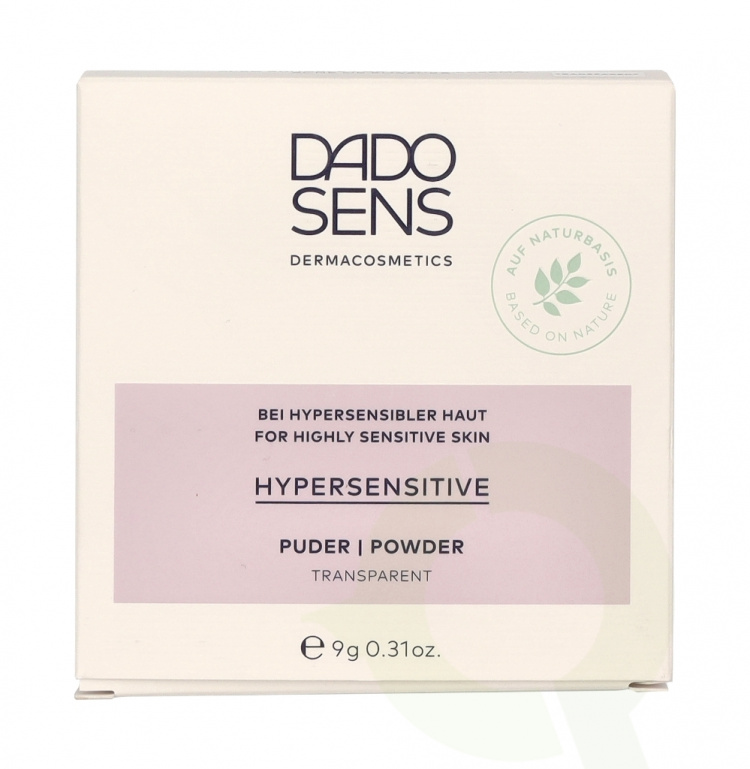 Dado Sens Hypersensitive Powder 9 g Transparent