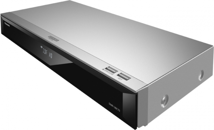 Panasonic DMR-UBC70EGS 4K UHD -skaalaava Blu-ray -soitin ja 500 Gt HD-digiboksi, hopea Panasonic DMR-UBC70EGS 4K UHD -skaalaava Blu-ray -soitin ja 500 Gt HD-digiboksi, hopea