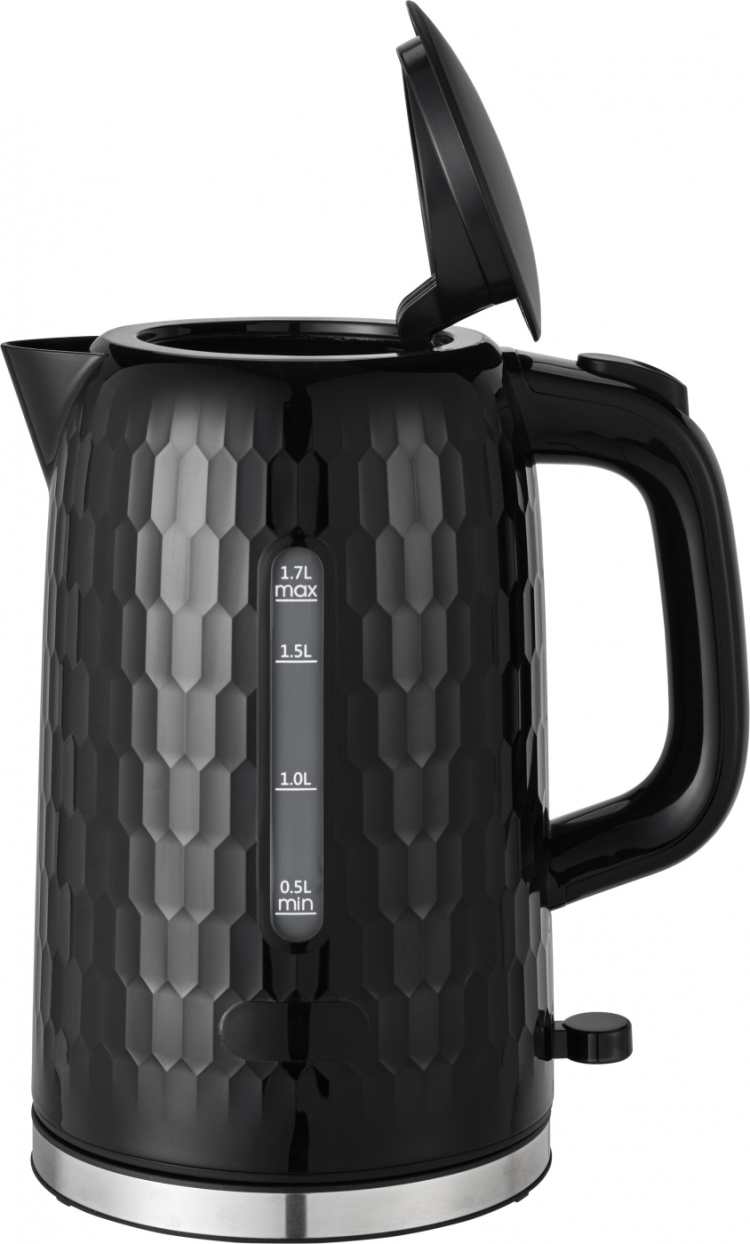 Ströme aamupalasarja vedenkeitin, musta