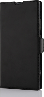 Wave BookCase -suojakuori, Samsung Galaxy S24 Ultra, musta