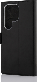 Wave BookCase -suojakuori, Samsung Galaxy S24 Ultra, musta