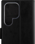 Wave BookCase -suojakuori, Samsung Galaxy S24 Ultra, musta