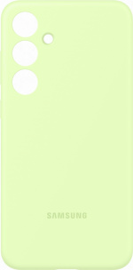 Samsung Galaxy S24+ Silicone Case -suojakotelo, vaaleanvihreä