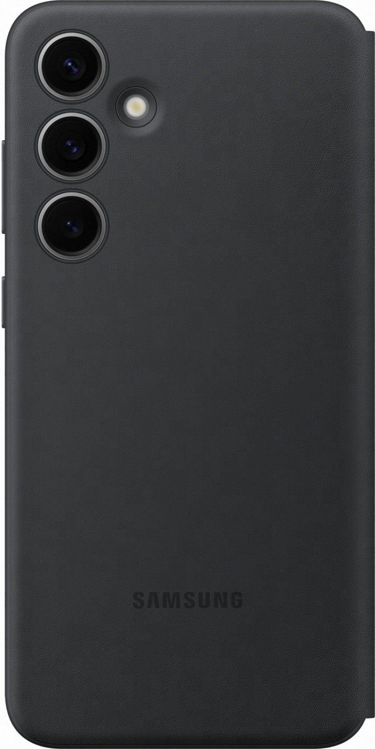 Samsung Galaxy S24+ Clear View Wallet Cover -suojakotelo, musta Samsung Galaxy S24+ Clear View Wallet Cover -suojakotelo, musta