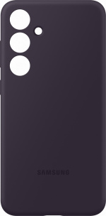 Samsung Galaxy S24+ Silicone Case -suojakotelo, tummanvioletti