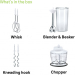 Braun HM5137WH MultiMix 5 sähkövatkain Braun HM5137WH MultiMix 5 sähkövatkain