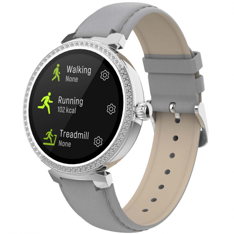 Denver SWC-342GR Bluetooth SmartWatch with heart rate & blood oxygen sensor