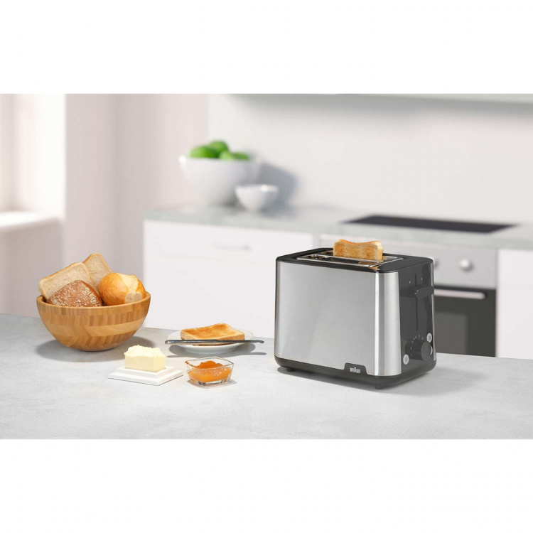 Braun Brödrost HT1510.BK PurShine 2skivors Braun Brödrost HT1510.BK PurShine 2skivors