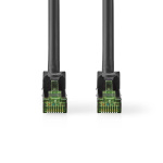 Nedis CAT7 verkkokaapeli | S/FTP | RJ45 uros | RJ45 uros | 3.00 m | Snagless | Pyöreä | LSZH | Musta | Label Nedis CAT7 verkkokaapeli | S/FTP | RJ45 uros | RJ45 uros | 3.00 m | Snagless | Pyöreä | LSZH | Musta | Label