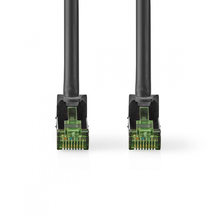 Nedis CAT7 verkkokaapeli | S/FTP | RJ45 uros | RJ45 uros | 3.00 m | Snagless | Pyöreä | LSZH | Musta | Label Nedis CAT7 verkkokaapeli | S/FTP | RJ45 uros | RJ45 uros | 3.00 m | Snagless | Pyöreä | LSZH | Musta | Label