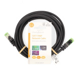 Nedis CAT7 verkkokaapeli | S/FTP | RJ45 uros | RJ45 uros | 3.00 m | Snagless | Pyöreä | LSZH | Musta | Label Nedis CAT7 verkkokaapeli | S/FTP | RJ45 uros | RJ45 uros | 3.00 m | Snagless | Pyöreä | LSZH | Musta | Label