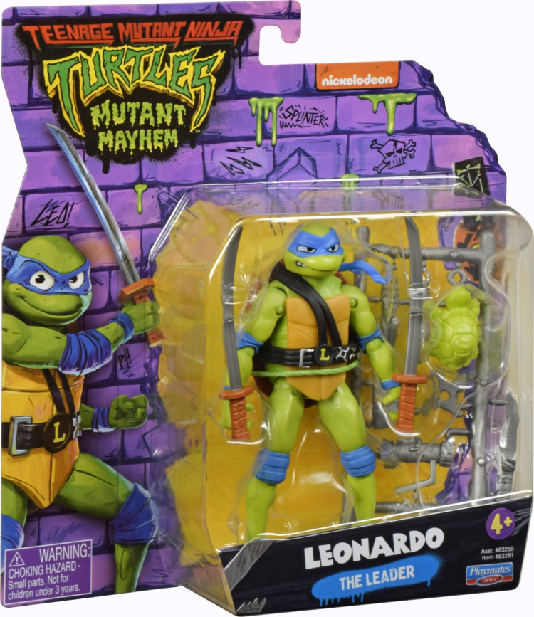 Teenage Mutant Ninja Turtles : Mutant Mayhem Leonardo -figuuri