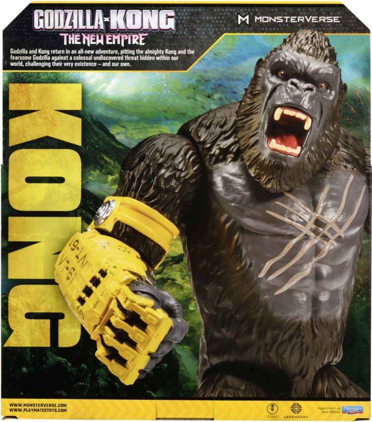 Playmates Godzilla x Kong: The New Empire Giant Kong -figuuri, 27,5 cm