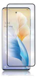 panzer Samsung Galaxy S22 Ultra Curved Glass, black