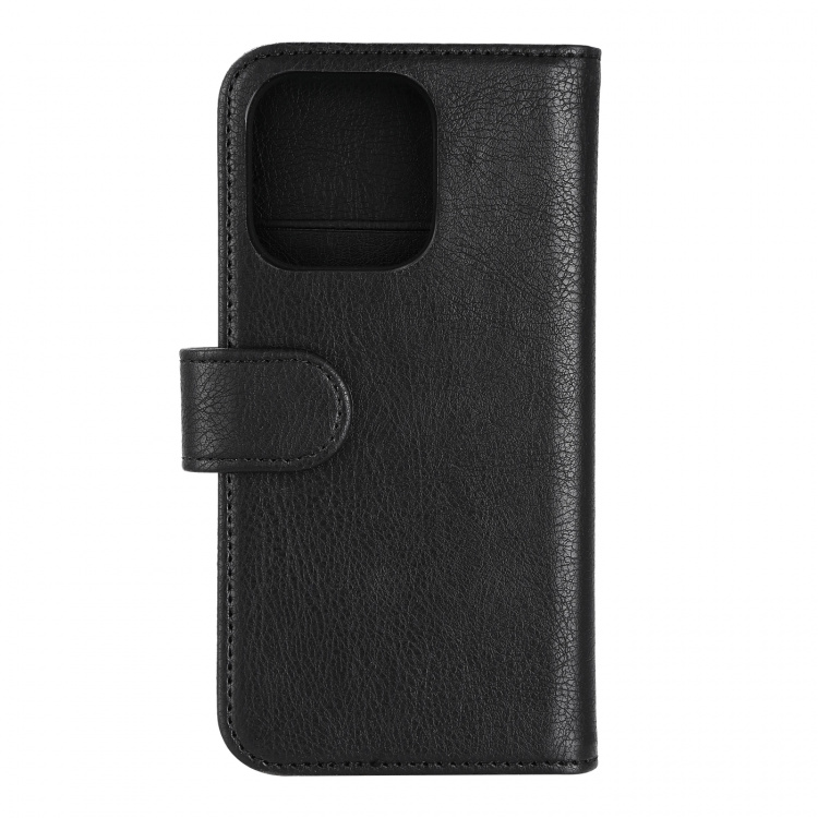 Essentials iPhone 14 Pro PU wallet, detach, 3 card,Black